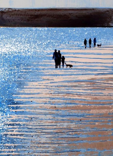 Out-going Tide, Camel Estuary. 