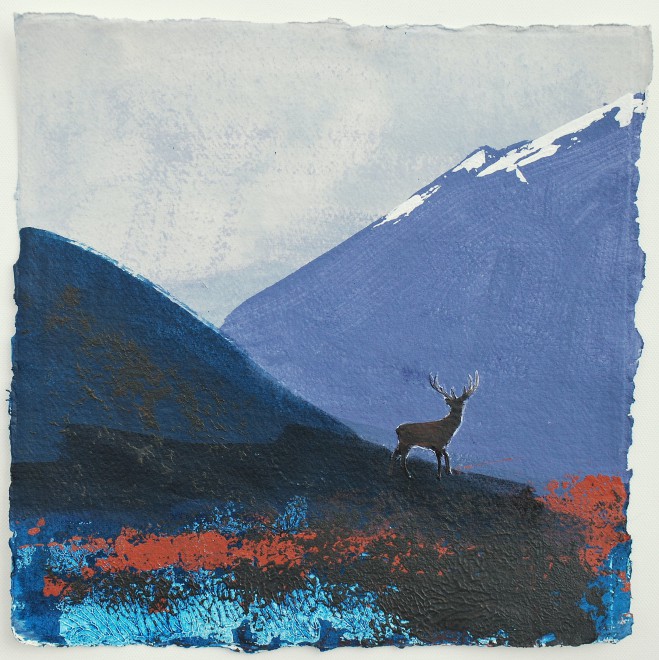 Twilight Stag, West Highlands, Scotland