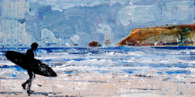 Winter Seas and Salty Air, Polzeath, Cornwall.