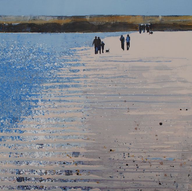 Pink Beyond, Camel Estuary, Cornwall. Original Sold - Print Available.