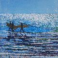 Constantine Bay, Sun Kissed Sea. Original Painting or Print Available.