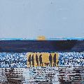 Bands of Blue, Rock, Cornwall. Original or Print Available.