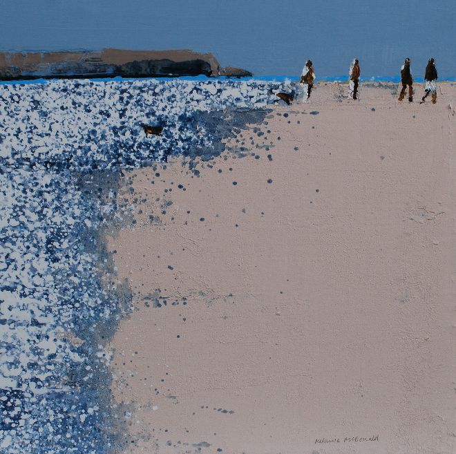 Beach Foreshore, Camel Estuary, Cornwall. Original or Print Available.