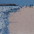 Beach Foreshore, Camel Estuary, Cornwall. Original or Print Available.