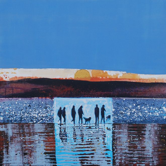 Midsummer Light, Estuary near Rock, Cornwall. Original Available.