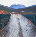 Road like a Ribbon - Towards the Black Cuillins, Skye, Scotland. 