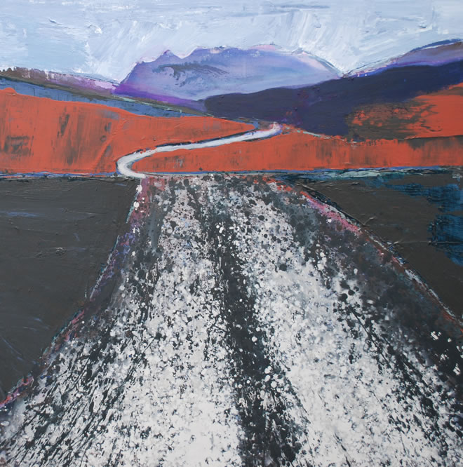 Towards the Black Cuillins, Skye, Scotland. Original Painting or Print Available.