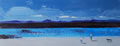 Distant Mountains of Skye from Arisaig, Scotland. (Sold)