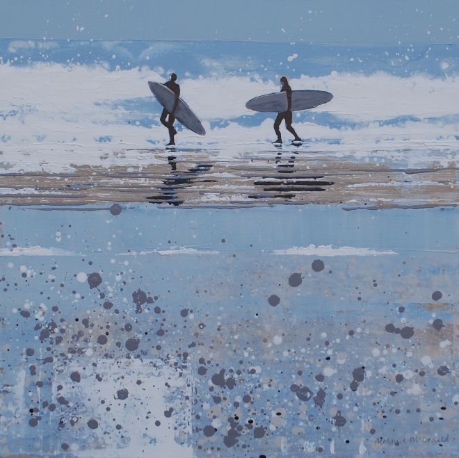 Summer Surfers, Polzeath, Cornwall.