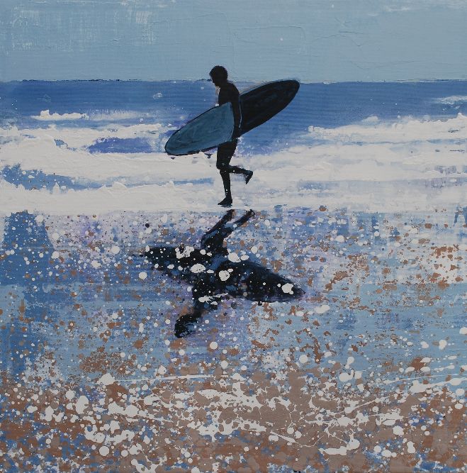 Lone Surfer II, Cornwall. 