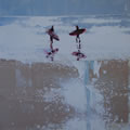 Fistral Surfers, Late Summer, Cornwall.