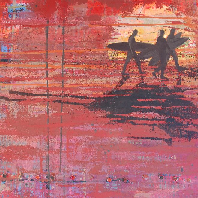 Surfers, Red Beach. 